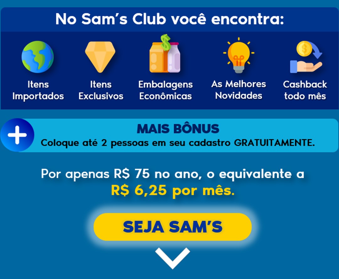 Faça parte do Sam's Club