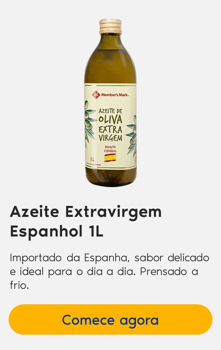 Azeite Extravirgem Espanhol 1L: Importado da Espanha, sabor delicado e ideal para o dia a dia. Prensado a frio.